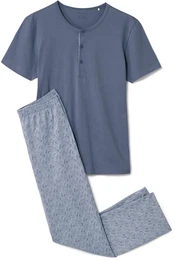 - Pyjama - Hellblau - Gr.: M - blau - M
