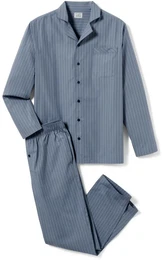 - Gewebter Pyjama - Anthrazit - Gr.: S - grau - S