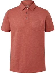 - Jersey-Poloshirt - Terrakotta - Gr.: S - terrakottafarben - S