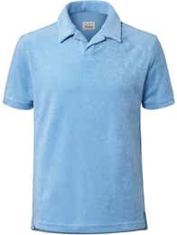 - Frottee-Poloshirt - Hellblau - Gr.: M - blau - M