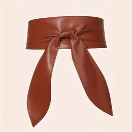 1pc Elegant Bow Tie Belt For Women - Wide Waistband For Dresses, Coats, And Outerwear - Weddings, Parties, And , Party Fashion Belt