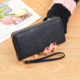 Wallet, Ladies Zipper Around Clutch Purse, Cash Coin Purse, Card Holder Wallet