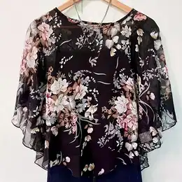 Women's Elegant Print Top