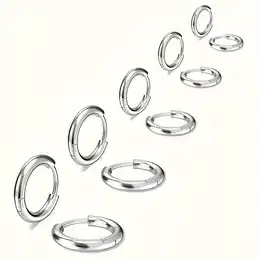 A Set Of Women's Bracelet, Women's Small Hoop Earrings, Women's Cartilage Mini Coil Earrings, Suitable For Multiple Piercings, Women's Stud