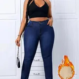 Plavky Veľkých Velikostí Džínovina image