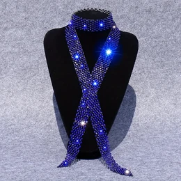 1pc Rhinestone Tie -out Rhinestone Tie Simple Fashionable And Necklace