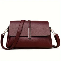 Women's 2024 Genuine Evening Bag, High-end Stylish Shoulder Crossbody With And Large Capacity Small Square Bag.