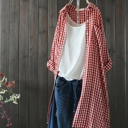 Elegant Button Shirt Collar Shirt, Polyester, Non-stretch, Woven, , Oversized