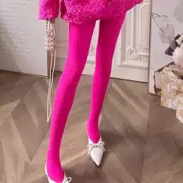 Elegant Sheer Tights, Nylon And Spandex , Knitted Women's Leggings - 1 Pair, Sexy, Micro-transparent, Elegant Style