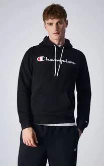 Champion Kapuzenpullover Hooded Sweatshirt Big Logo Print