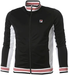 Sportjacke Ole Functional Classic Retrolook schwarz Herren