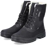Graue und schwarze Winterschuhe image