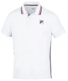 Tennis-Polo Jamie (100% Polyester, angenehmes Tragegefhl) weiss Herren