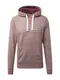 Hoodie in Melange-Optik