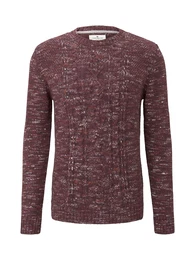 Pullover mit Zopfmuster