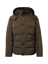 Wattierte Jacke mit abnehmbarer Kapuze