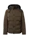 Wattierte Jacke mit abnehmbarer Kapuze