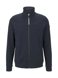 Sweatjacke mit Stehkragen