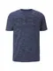 Meliertes T-Shirt mit tropischem Print