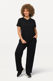 Jogging kalhoty, rovn nohavice, prun pas