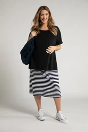Bellieva aty, erzej, oversize, dvouvrstv, krtk rukvy, biobavlna, GOTS