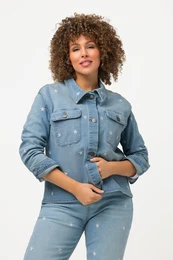 Dnov bunda, oversize, kvtovan vivka, lmeek