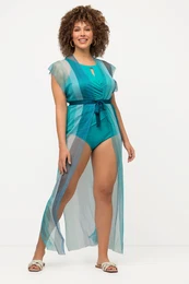 Kaftan, tpytiv sovina, pruhy, oteven stih, krtk rukvy