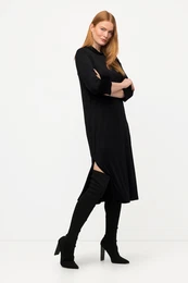 Midi Slinky aty, A stih, stojek, 3/4 rukvy