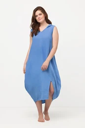 Dlouh tunika, mueln, kapuce, vstih do V, bez rukv