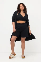 pletov ortky, irok nohavice, elastick pas, biobavlna