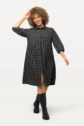 Kostkovan aty, A stih, lmeek, 3/4 rukvy, midi aty