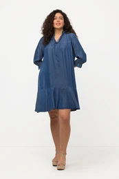 Lyocellov aty, dnov vzhled, tunikov vstih, 3/4 rukvy