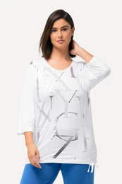 Triko, npis, stuha na lemu, kulat vstih, 3/4 rukvy