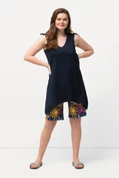 Top, cpov lem, vstih do V, bez rukv, biobavlna