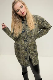 Koilov halenka, oversize, had potisk, knoflkov lga, lmeek