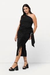 Midi sukn, rozparek, asen, Slim, elastick pas