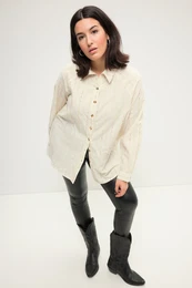 Halenka, oversize, barevn nopky, lmeek, dlouh rukvy