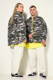 Koile, oversize, maskov vzor, unisex