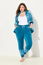 Domc kalhoty, ply, norsk vzor, elastick pas, recyklovan materil