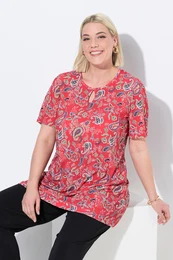 Dlouh triko, A stih, kulat vstih, rozparek, krtk rukvy