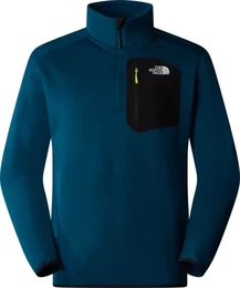 CREST 1/4 ZIP Fleece 2025 midnight petrol/tnf black - M