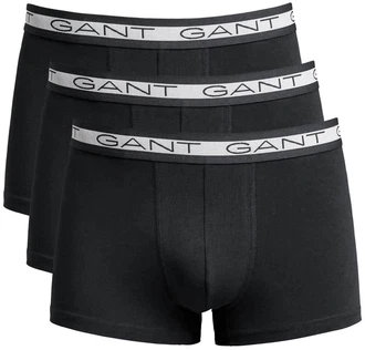 GANT Boxer Shorts BASIC TRUNKS 3-PACK schwarz