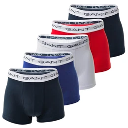 Herren Boxershorts, 5er Pack - Basic Trunks, Cotton Stretch, Logo, uni Mehrfarbig L