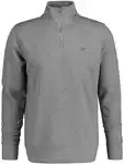 Gant Sweatshirt Regular Shield Half Zip Sweat Grau
