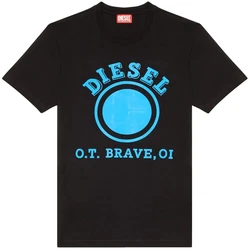 Diesel T-Shirt T-DIEGOR-K64 Schwarz/Blau