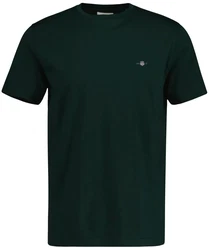 GANT Herren T-Shirt REGULAR SHIELD Dunkelgrün/Grün