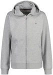 GANT Sweatjacke Shield Full Zip Hoodie Grau