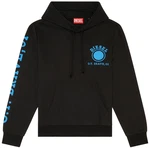 Diesel Herren Kapuzenpullover S-GINN-HOOD-K21 Hoodie Schwarz