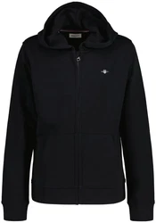 GANT Shield Full Zip Hoodie Sweatjacke Kinder schwarz