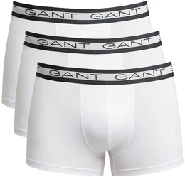 Herren Boxer Shorts, 3er Pack - BASIC TRUNKS 3-PACK, Cotton Stretch, uni Wei XL